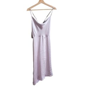 NEW Wild Honey Violet Grey Slip Midi Dress Size Small